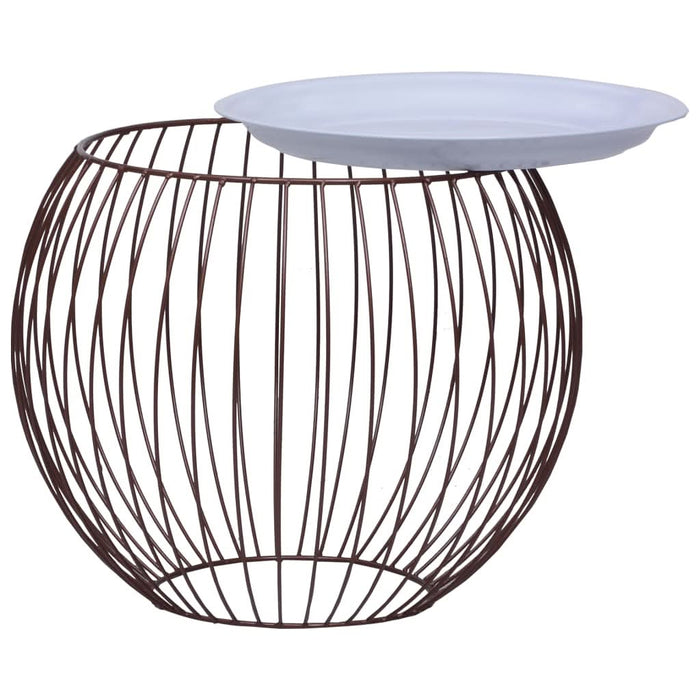 Măsuță de cafea, auriu, Ø 41 cm - WALTI WALTI