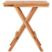 Set mobilier de bistro pliabil, 3 piese, lemn masiv de tec - WALTI WALTI