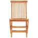 Set mobilier de bistro pliabil, 3 piese, lemn masiv de tec - WALTI WALTI
