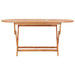 Set mobilier de exterior pliabil, 7 piese, lemn masiv de tec - WALTI WALTI