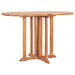 Set mobilier de exterior pliabil, 5 piese, lemn masiv de tec - WALTI WALTI