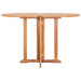 Set mobilier de exterior pliabil, 5 piese, lemn masiv de tec - WALTI WALTI