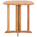 Set mobilier de exterior pliabil, 5 piese, lemn masiv de tec - WALTI WALTI