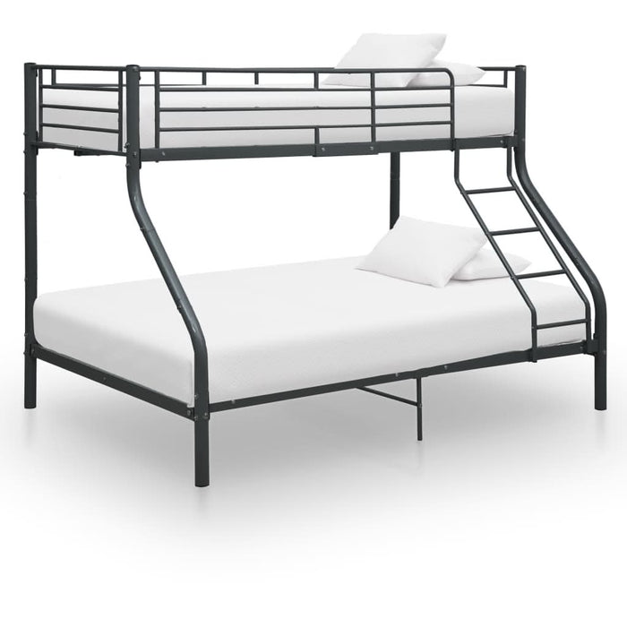 Cadru de pat supraetajat, negru, 140 x 200/90 x 200 cm, metal - WALTI WALTI