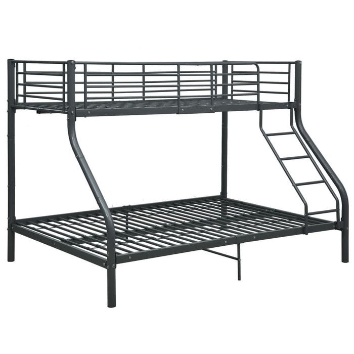 Cadru de pat supraetajat, negru, 140 x 200/90 x 200 cm, metal - WALTI WALTI