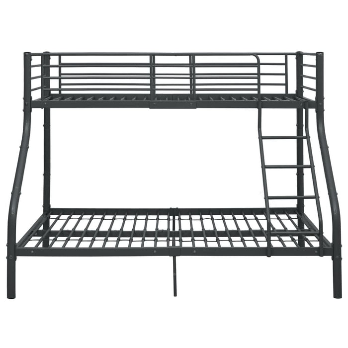 Cadru de pat supraetajat, negru, 140 x 200/90 x 200 cm, metal - WALTI WALTI