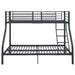 Cadru de pat supraetajat, negru, 140 x 200/90 x 200 cm, metal - WALTI WALTI