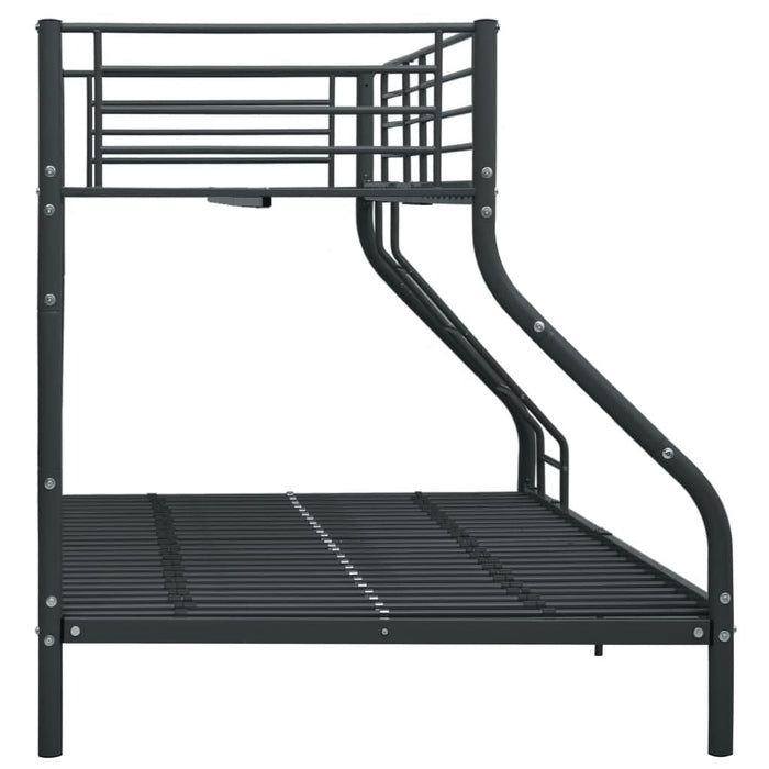 Cadru de pat supraetajat, negru, 140 x 200/90 x 200 cm, metal - WALTI WALTI