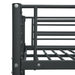 Cadru de pat supraetajat, negru, 140 x 200/90 x 200 cm, metal - WALTI WALTI