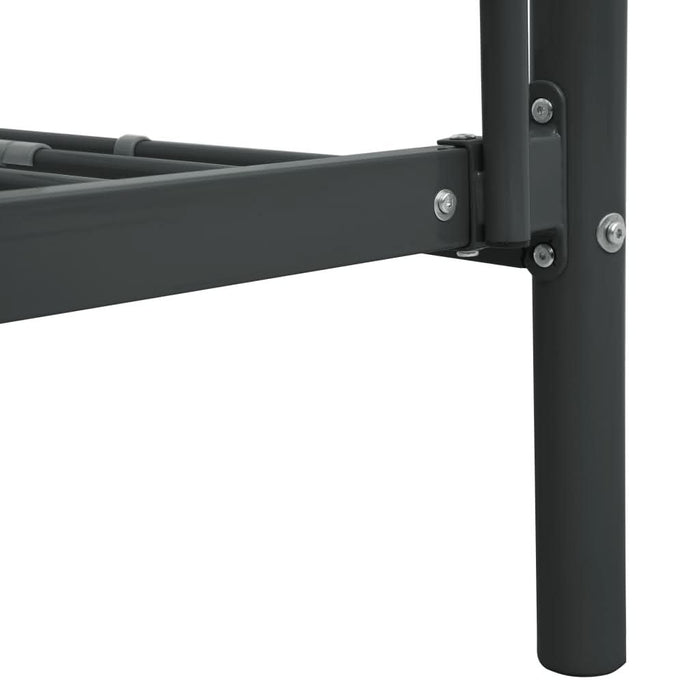 Cadru de pat supraetajat, negru, 140 x 200/90 x 200 cm, metal - WALTI WALTI