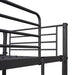 Cadru de pat supraetajat cu masă, negru, 90 x 200 cm, metal - WALTI WALTI