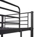 Cadru de pat supraetajat cu masă, gri, 90 x 200 cm, metal - WALTI WALTI