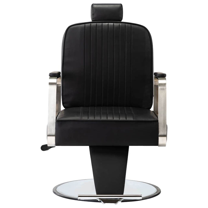 Scaun de frizer profesional, negru, piele ecologică WALTI