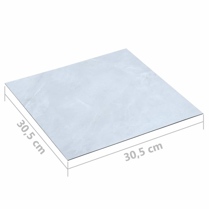 Plăci de Pardoseală 55 pcs Alb 5,11 m² PVC - WALTI WALTI