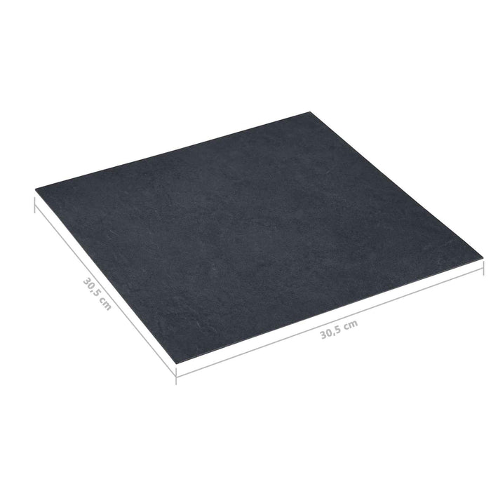 Plăci de Pardoseală 55 pcs Negru 5,11 m² PVC - WALTI WALTI