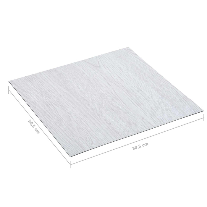 Plăci de Pardoseală 55 pcs Alb 5,11 m² PVC - WALTI WALTI