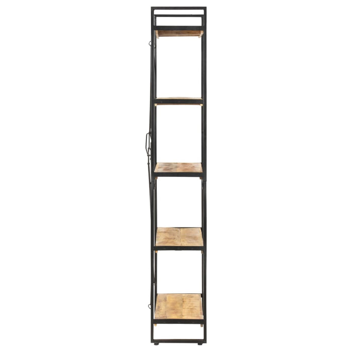 Bibliotecă cu 5 rafturi, 140 x 30 x 180 cm, lemn masiv de mango - WALTI WALTI