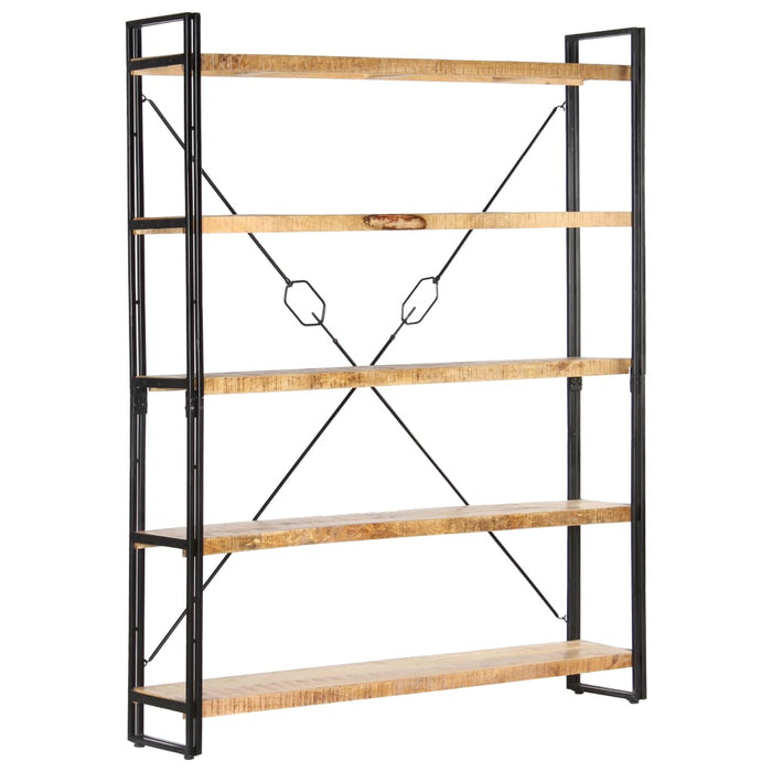 Bibliotecă cu 5 rafturi, 140 x 30 x 180 cm, lemn masiv de mango - WALTI WALTI