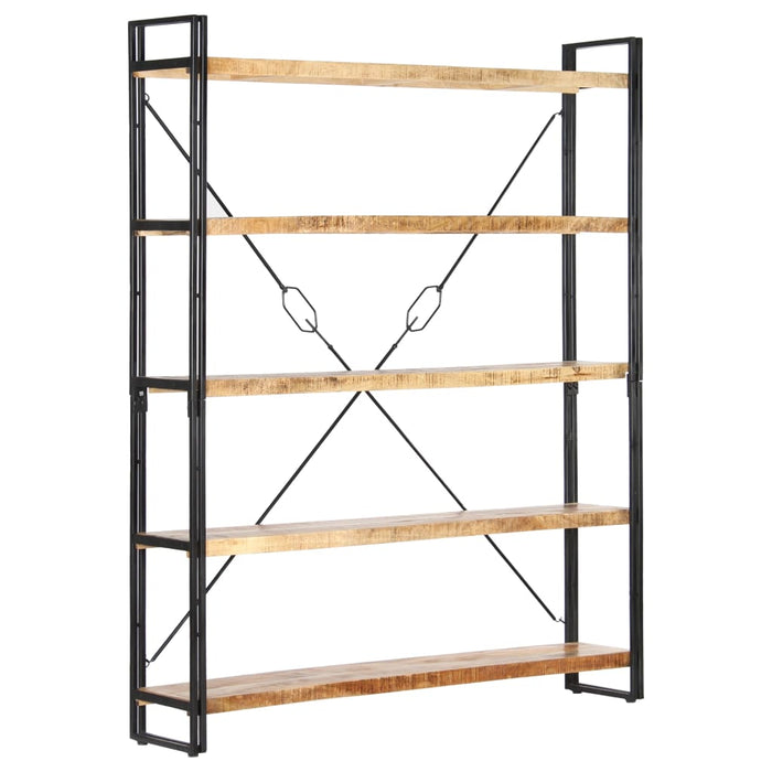 Bibliotecă cu 5 rafturi, 140 x 30 x 180 cm, lemn masiv de mango - WALTI WALTI
