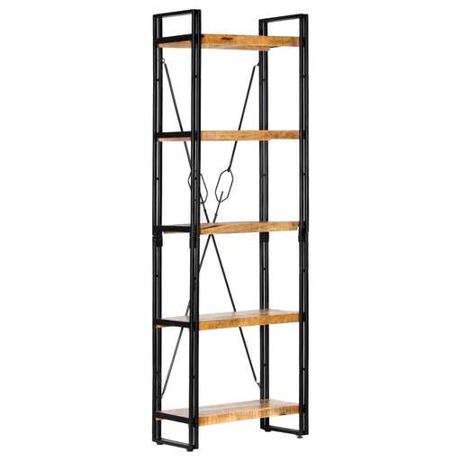 Bibliotecă cu 5 rafturi, 60 x 30 x 180 cm, lemn masiv de mango - WALTI WALTI