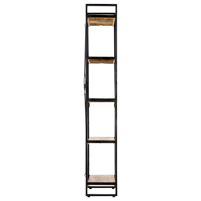 Bibliotecă cu 5 rafturi, 60 x 30 x 180 cm, lemn masiv de mango - WALTI WALTI