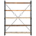 Bibliotecă cu 5 rafturi, 140 x 30 x 180 cm, lemn masiv reciclat - WALTI WALTI