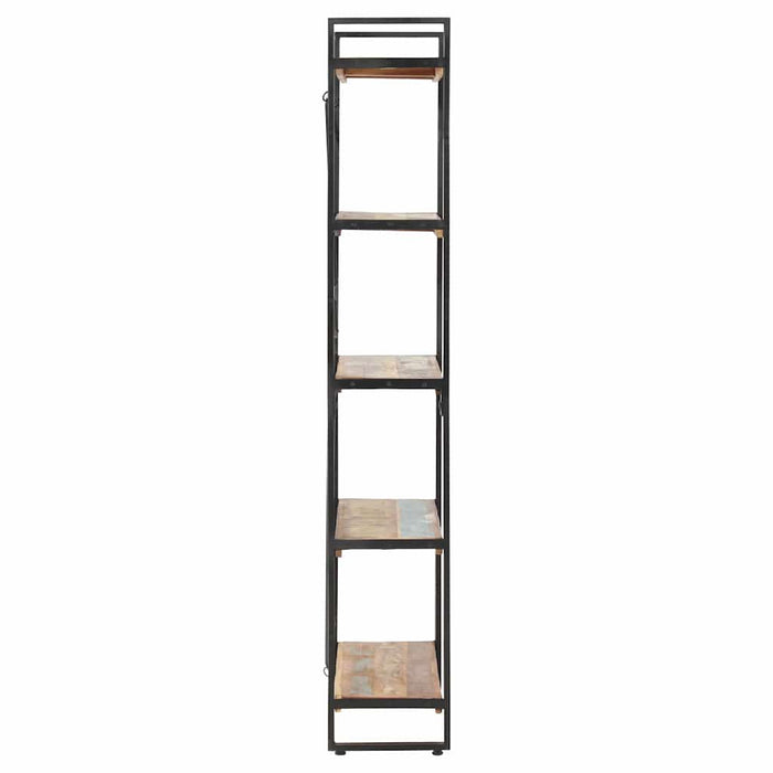 Bibliotecă cu 5 rafturi, 140 x 30 x 180 cm, lemn masiv reciclat - WALTI WALTI