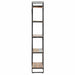 Bibliotecă cu 5 rafturi, 140 x 30 x 180 cm, lemn masiv reciclat - WALTI WALTI
