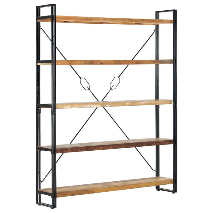 Bibliotecă cu 5 rafturi, 140 x 30 x 180 cm, lemn masiv reciclat - WALTI WALTI