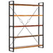 Bibliotecă cu 5 rafturi, 140 x 30 x 180 cm, lemn masiv reciclat - WALTI WALTI