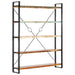 Bibliotecă cu 5 rafturi, 140 x 30 x 180 cm, lemn masiv reciclat - WALTI WALTI