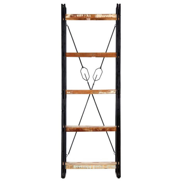 Bibliotecă cu 5 rafturi, 60 x 30 x 180 cm, lemn masiv reciclat - WALTI WALTI