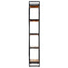 Bibliotecă cu 5 rafturi, 60 x 30 x 180 cm, lemn masiv reciclat - WALTI WALTI