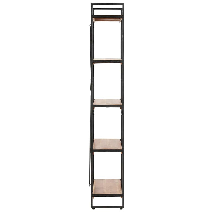 Bibliotecă cu 5 rafturi, 140x30x180 cm, lemn masiv de acacia - WALTI WALTI