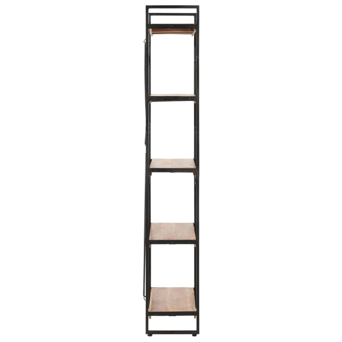 Bibliotecă cu 5 rafturi, 90 x 30 x 180 cm, lemn masiv de acacia - WALTI WALTI
