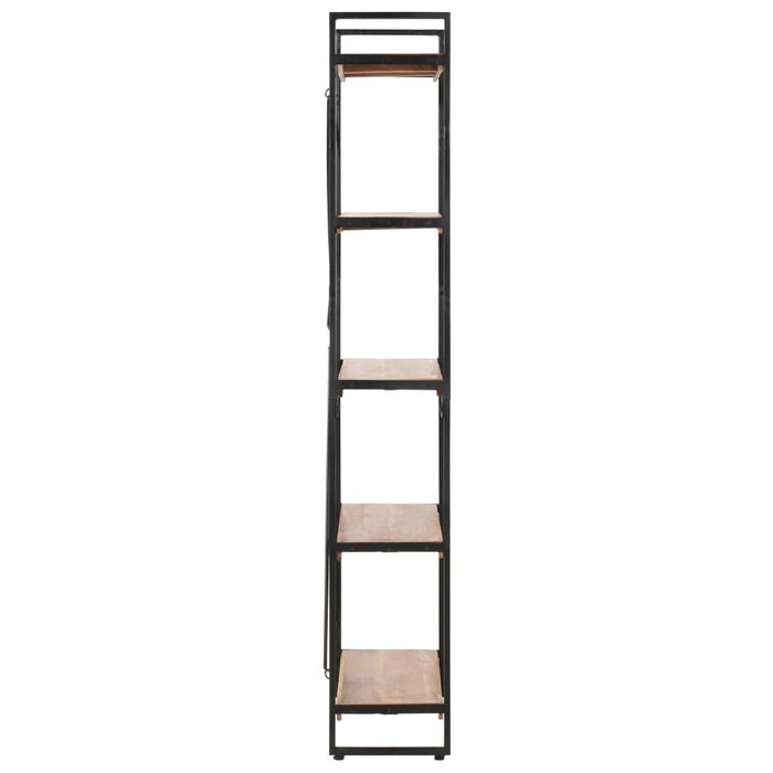 Bibliotecă cu 5 rafturi, 60 x 30 x 180 cm, lemn masiv de acacia - WALTI WALTI