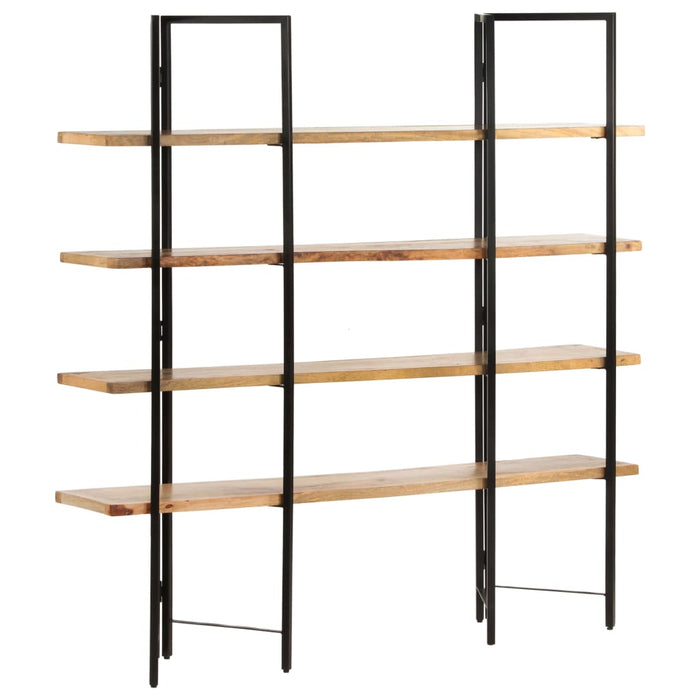 Bibliotecă cu 4 niveluri, 160x35x160 cm, lemn masiv de mango - WALTI WALTI