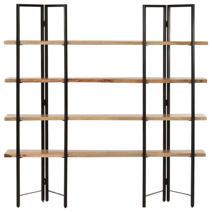 Bibliotecă cu 4 niveluri, 160x35x160 cm, lemn masiv de mango - WALTI WALTI