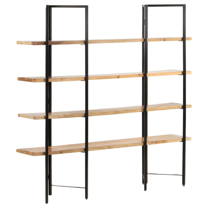 Bibliotecă cu 4 niveluri, 160x35x160 cm, lemn masiv de mango - WALTI WALTI