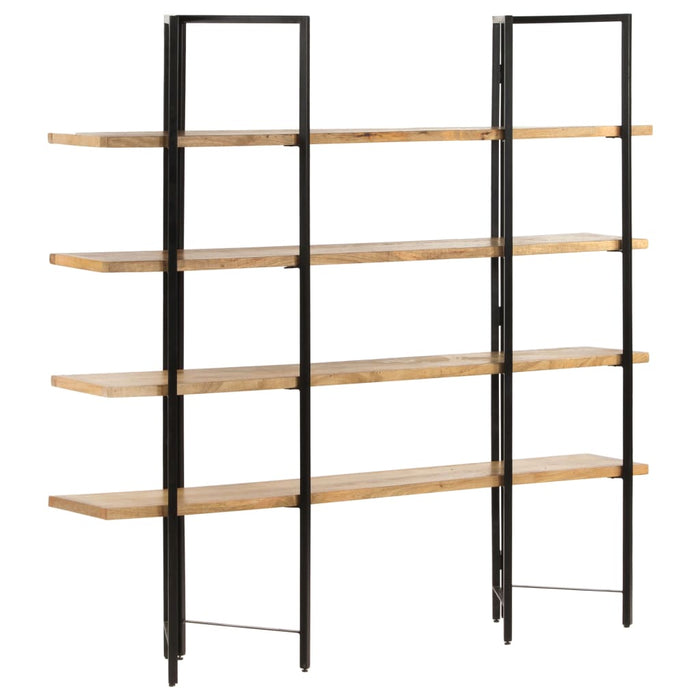 Bibliotecă cu 4 niveluri, 160x35x160 cm, lemn masiv de mango - WALTI WALTI