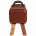 Bancă Turnbock vintage cu mânere, piele naturală de capră - WALTI WALTI