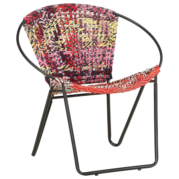 Scaun rotund Chindi, multicolor, material textil - WALTI WALTI
