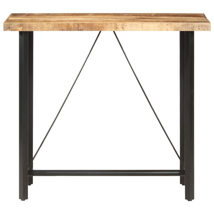 Masă de bar, 120 x 58 x 107 cm, lemn de mango nefinisat - WALTI WALTI
