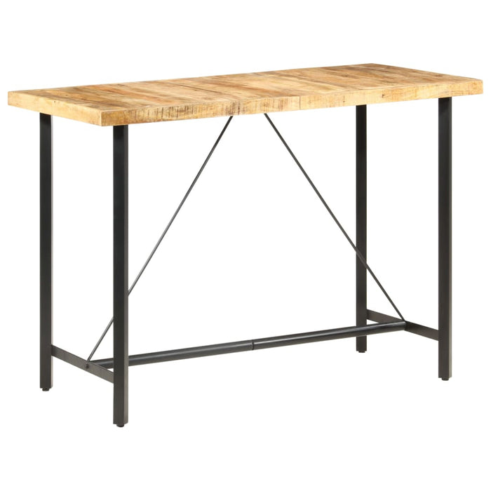 Masă de bar, 150x70x107 cm, lemn de mango nefinisat - WALTI WALTI