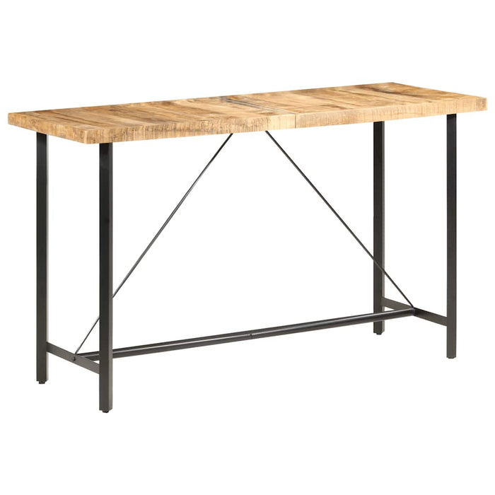 Masă de bar, 180x70x107 cm, lemn de mango nefinisat - WALTI WALTI