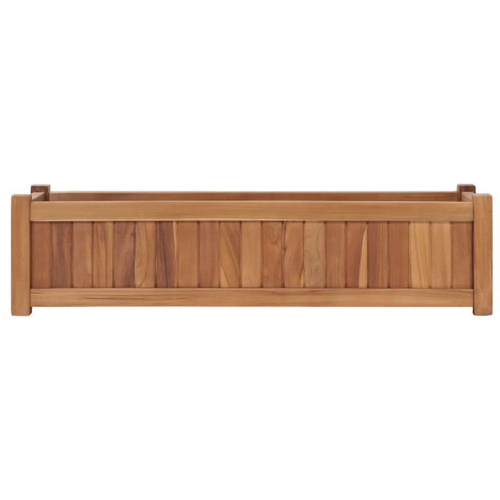 Strat înălțat, 100x30x25 cm, lemn masiv de tec - WALTI WALTI