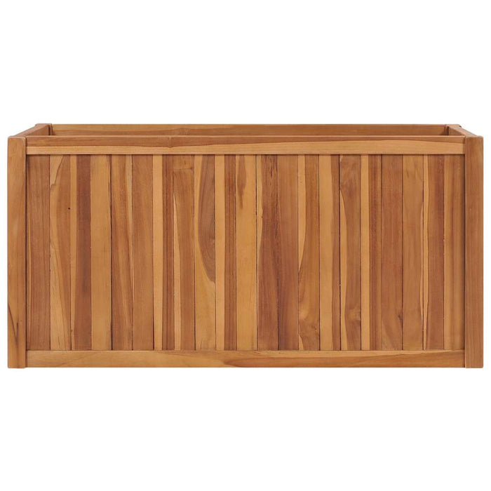 Strat înălțat, 100 x 50 x 50 cm, lemn masiv de tec - WALTI WALTI