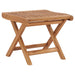 Taburet pliabil, 46,5 x 49 x 41,5 cm, lemn masiv de tec - WALTI WALTI