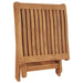 Taburet pliabil, 46,5 x 49 x 41,5 cm, lemn masiv de tec - WALTI WALTI