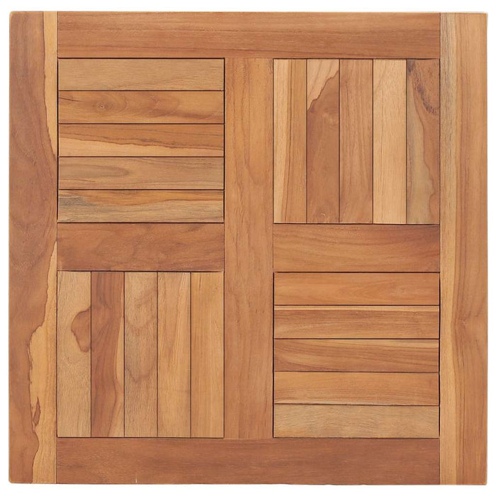 Blat de masă, 60 x 60 x 2,5 cm, lemn masiv de tec - WALTI WALTI
